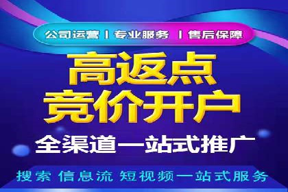 某企业通过搜索开户返点实现盈利增长